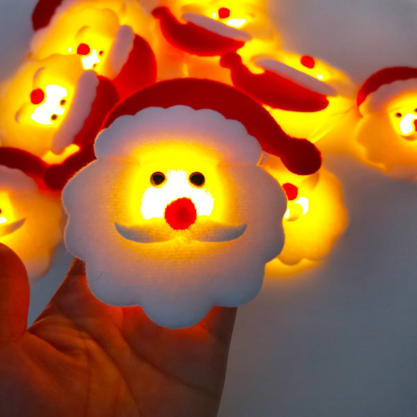 Jul Tyg Jultomten Belysningskedja Holiday Party Room Christmas Ornamental Festoon Lamp Pendant Warm White 6M40led (Battery)