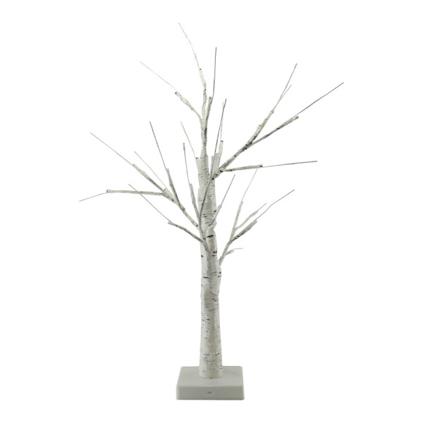 Juldekoration Simulerad Silverbjörk Dekorativa Ljus Levande Sovrumsdekoration Modellering Ljus Warm White 90cm USB