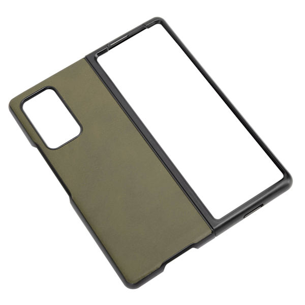 Mobiltelefonskydd Stötsäkert Läderfodral Skal för Samsung Galaxy Z Fold 2 Grön
