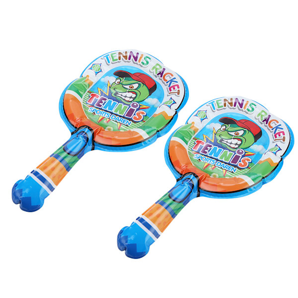 2 st Lätta Uppblåsbara Barn Badminton Racket Sportleksak  1 st Uppblåsbar Boll