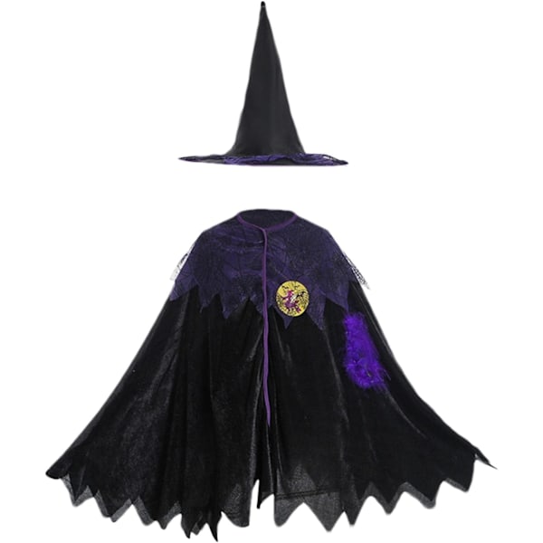 Häxa Halloween-kostymer för flickor