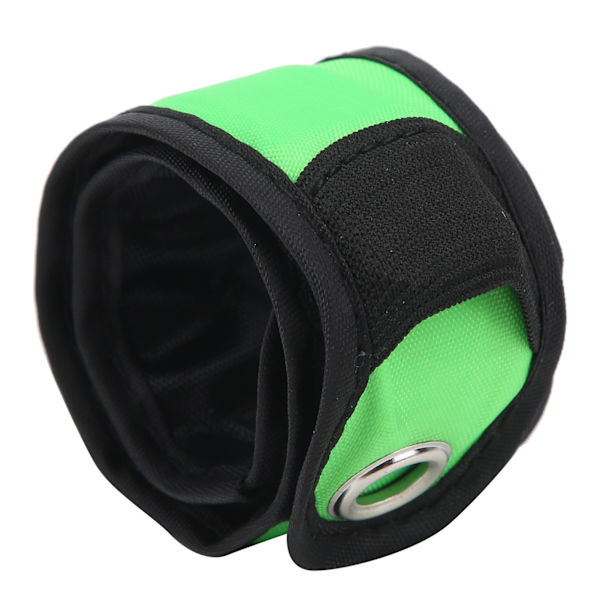 LED-armband för nattlöpning, blinkande handledsband, cykellampa, självhäftande armband, grön