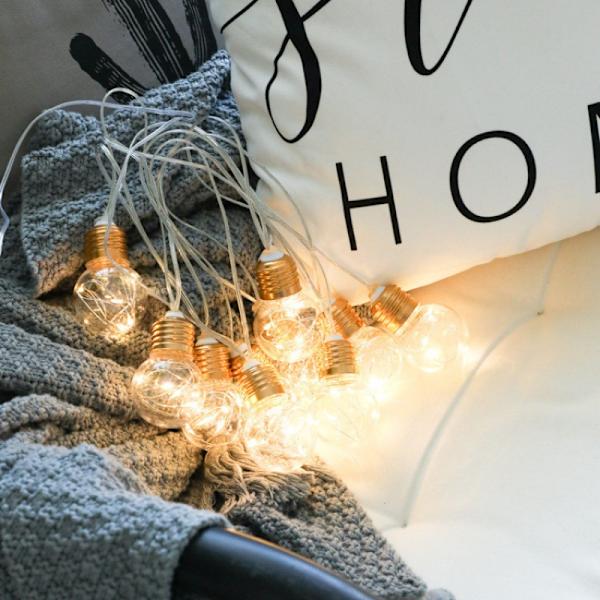 Jul LED-ljusslingor 10 Ljusslingor Utomhusdekoration