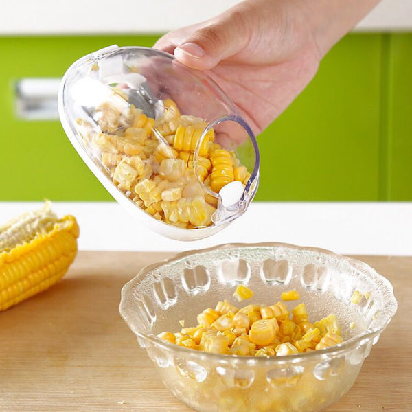 1 st Corn Stripper Skälare Kolv Avlägsnare Kutter Skyddande Hand Gadgets Köksmatlagning Tillbehör