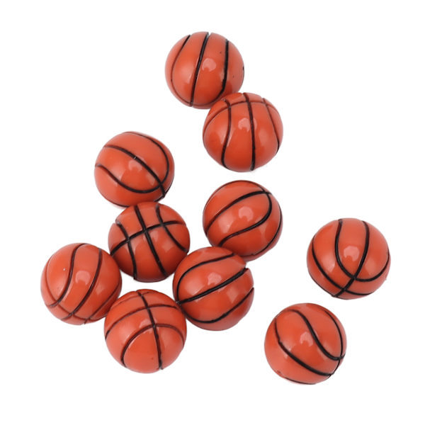 1:12 Dockhus Basketbollmodell Simulerad Söt Miniatyr Fotbollmodell Dockhus Dekorationstillbehör