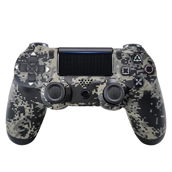 PS4 trådlös Bluetooth-spelkontroll med sexaxlig rörelsesensor och dubbla vibrationslampor Urban camouflage