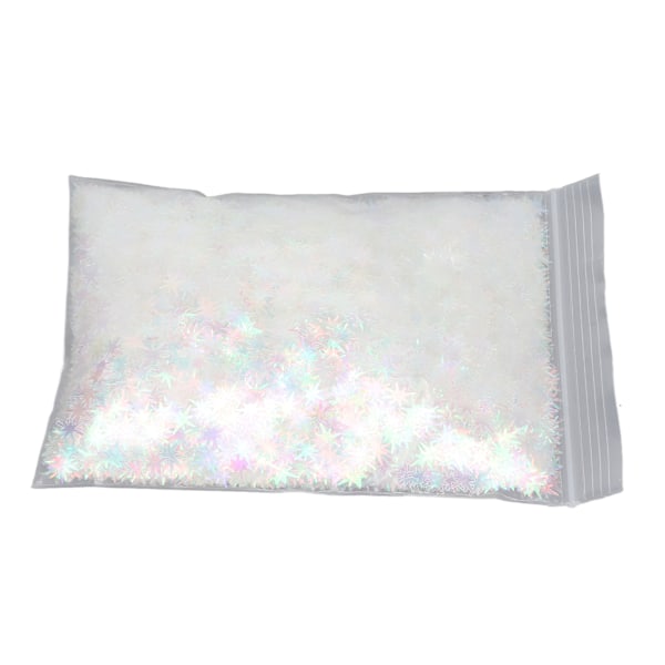 Nagelglitter paljetter Hemsalong Gör-det-själv färgglada glänsande nail art Palliette Flakes Dekorationer 1,8 oz