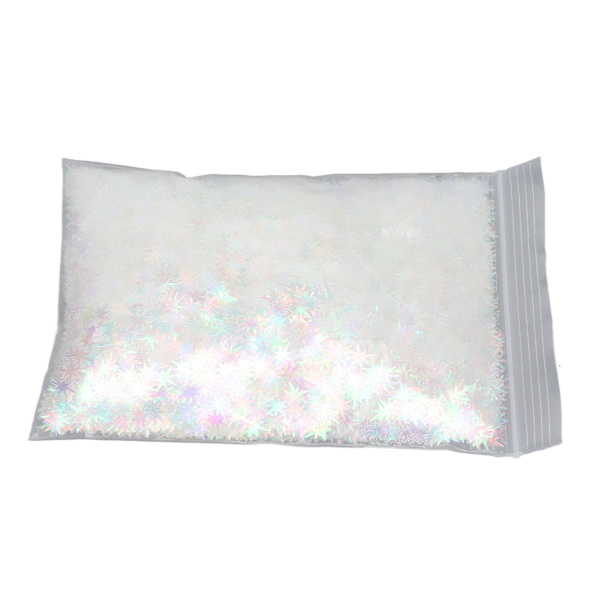 Nagelglitter Sekvenser Hemma Salong DIY Färgglada Glansiga Nagelkonst Palliette Flakes Dekorationer 1.8oz