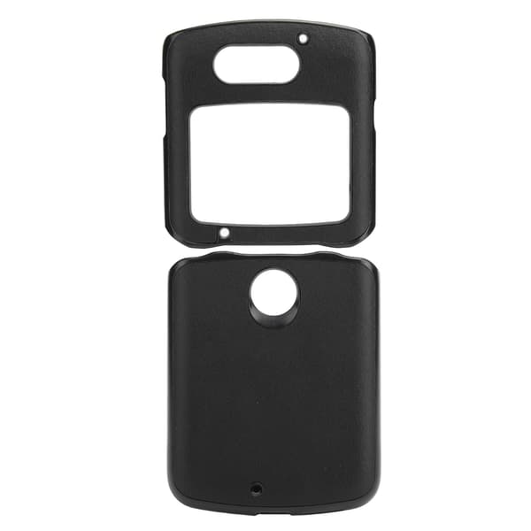 Skyddande mobilskal för Motorola Razr 5G, stötsäkert läderfodral