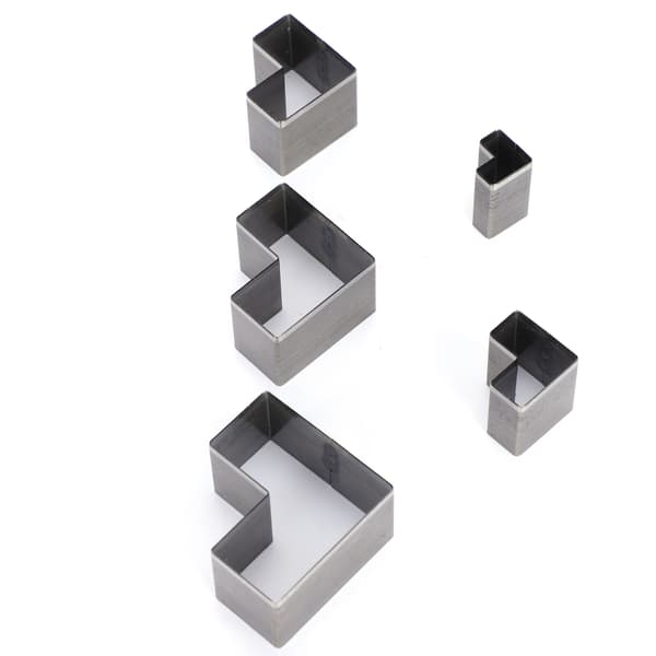 5-pack Läderstansset Hålstans Cutter Handgjord Stansform för Väska Bälte Plånbok