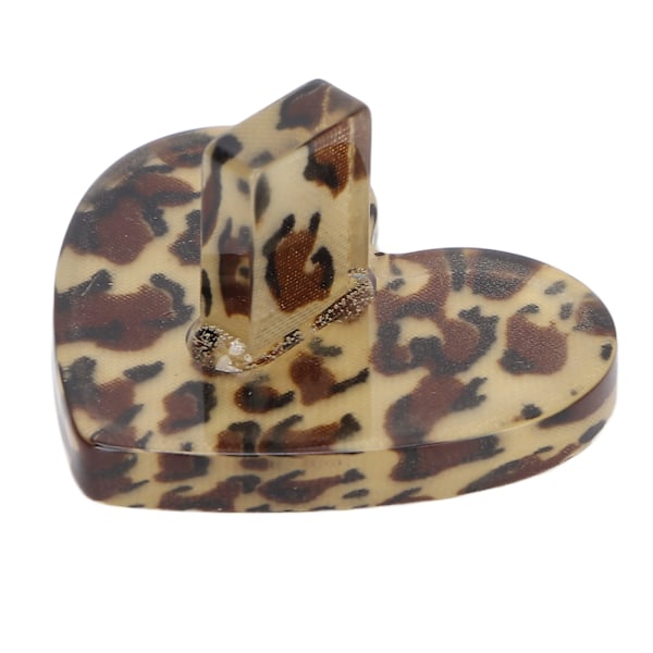 Nagelbas Japansk Hjärtaformad Rund Leopardmönstrad Nagelövningsbas Displayställ Hjärtaform