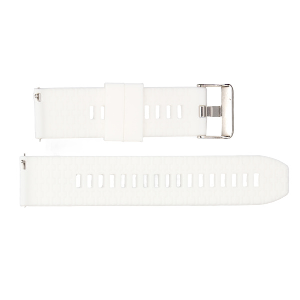 Armband 22mm Universal Snabbkoppling Silikontillbehör för Realme Watch 2 Vit