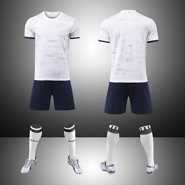 Fotbollströja set för klubb, fotbollsträningsuniform, snabbtorkande C L
