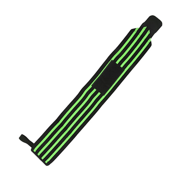 Fitness Viktlyftningsbandage Justerbart Handledsband Stöd Elastiska Handledsbandage Svart Grön