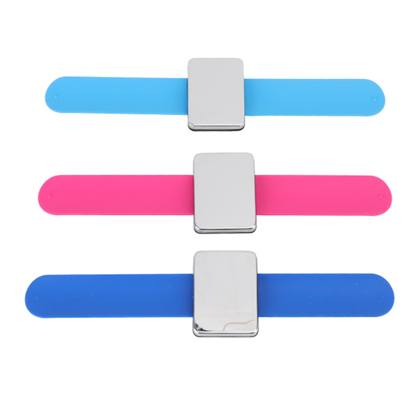 3 st magnet hårnålsarmband hårstyling trimning magnetiska stift hållare handledsband för frisörsalong