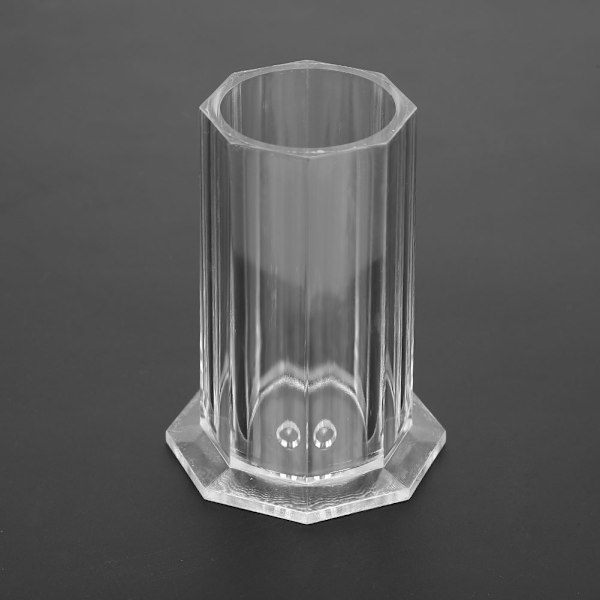 Nagelkonstborsthållare Målnings Penna Etui Organizer Manikyr Verktyg Behållare (Transparent)