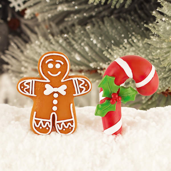 Jultomten Pepparkaksman Julstrumpor Candy Cane Harts Hängande bitar Dekorativ skrivbordsdekoration F