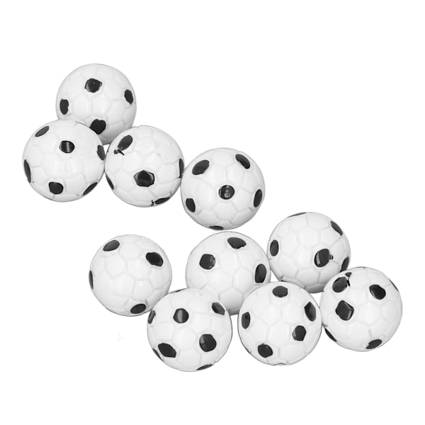 10 st 1:12 Dockhus Sport Fotboll Simulerings Dekoration Tillbehör Miniatyr Fotbollar