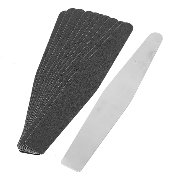 Utbytbara Nagelsandpapper Bar i Rostfritt Stål Slipband Nagelverktyg Polering Naglar Konstverktyg 2#