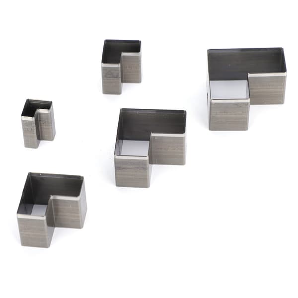 5-pack Läderstansset Hålstans Cutter Handgjord Stansform för Väska Bälte Plånbok