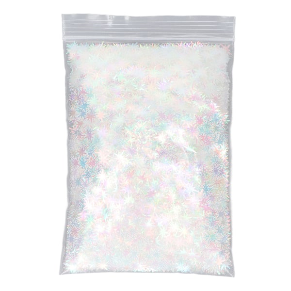 Nagelglitter paljetter Hemsalong Gör-det-själv färgglada glänsande nail art Palliette Flakes Dekorationer 1,8 oz