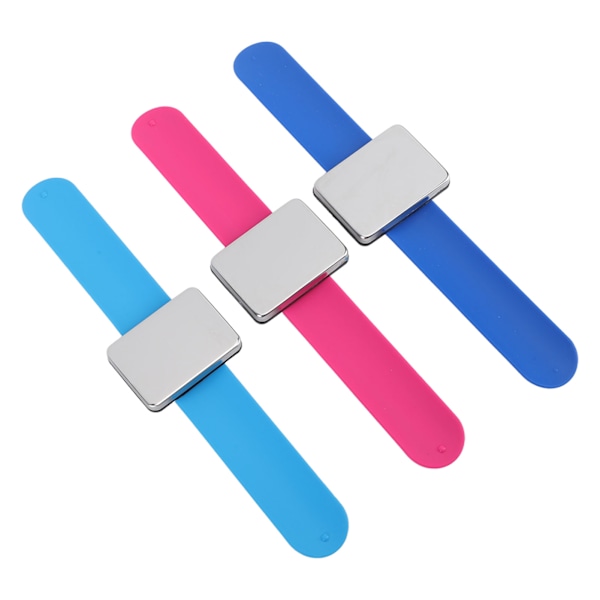 3 st magnet hårnålsarmband hårstyling trimning magnetiska stift hållare handledsband för frisörsalong