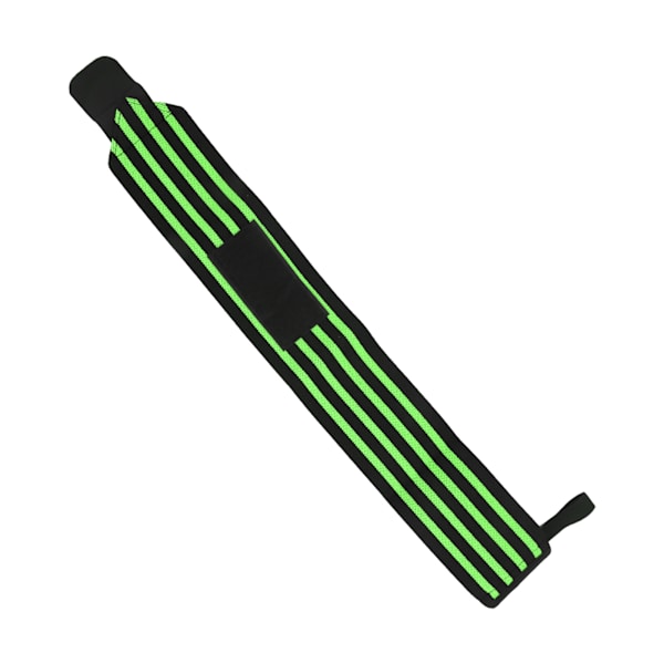 Fitness Viktlyftningsbandage Justerbart Handledsband Stöd Elastiska Handledsbandage Svart Grön