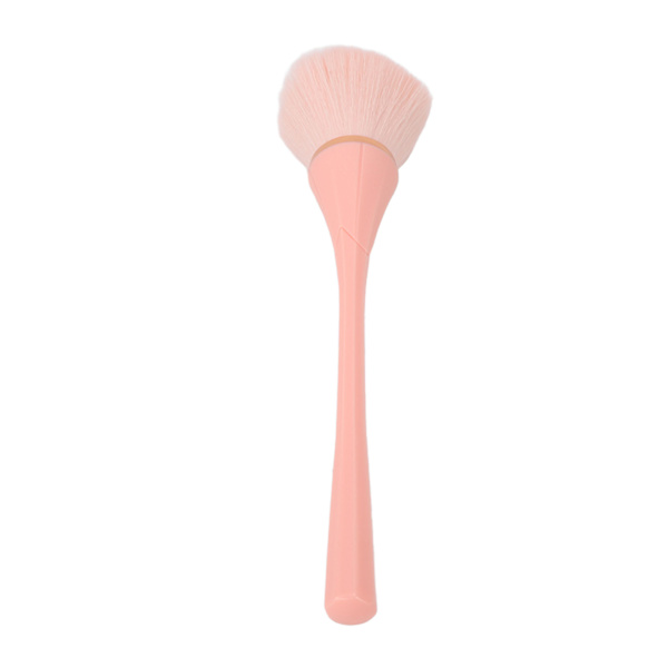 Sminkborste Mjuk Rik Borst Tunna Hårtuber Överdimensionerad Fluffig Stark Pudergreppsförmåga Borste Rosa
