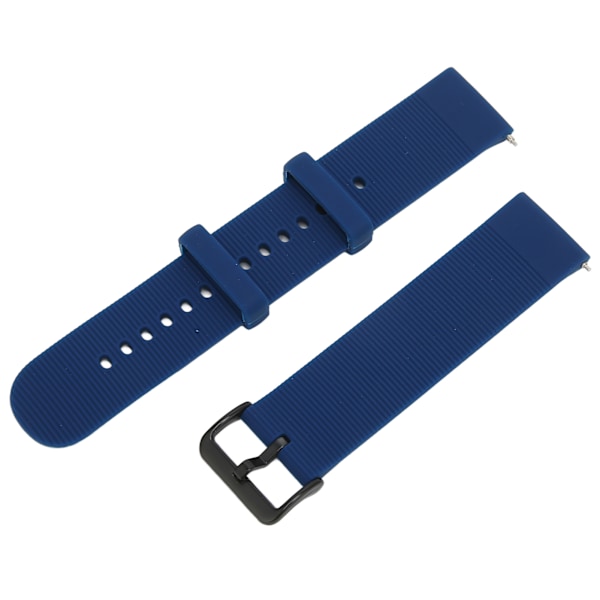 Justerbar Silikonarmband för Amazfit GTS 3/GTS 3 PRO Andningsbar Smartwatch Armband Mörkblå