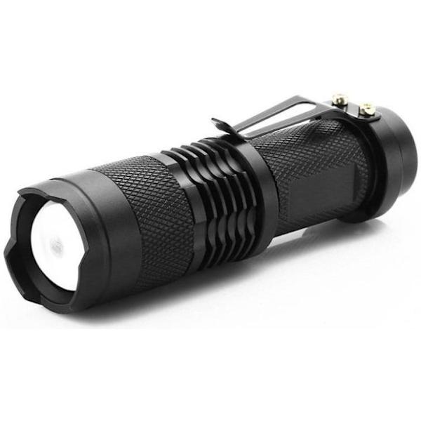 Zoom-ficklampa, Svart