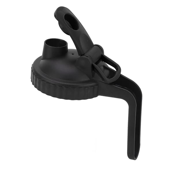 Vidmunnad Masonburk-Hälllock, Läckagesäker Masonburk-Vändlock med Handtag, Svart