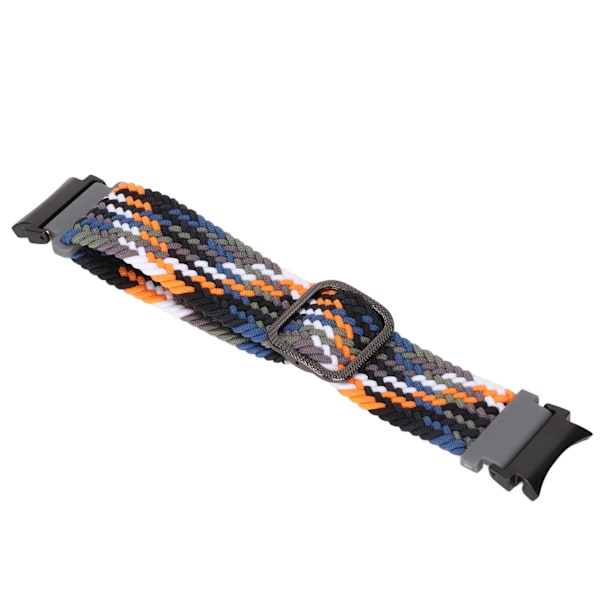 Armband i elastiskt nylon, flätad och justerbar, för Galaxy Watch 4 - Denimfärg