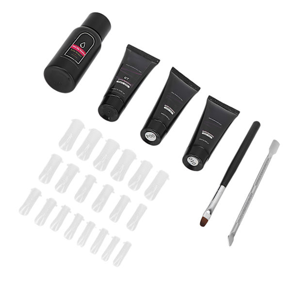 Förlängningslimset DIY 30ml Förlängningslimverktyg Set Present till Nagelkonst Nybörjare Älskare