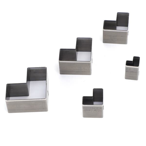 5-pack Läderstansset Hålstans Cutter Handgjord Stansform för Väska Bälte Plånbok