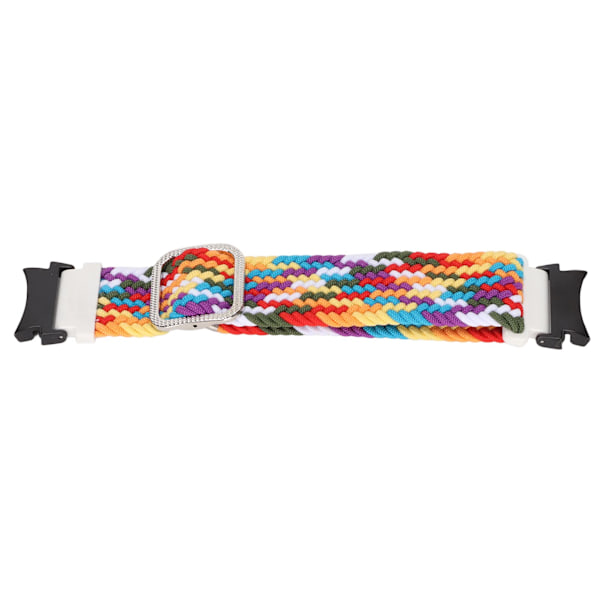 Armband i elastiskt nylon, flätad och justerbar, för Galaxy Watch 4 - Färgglad