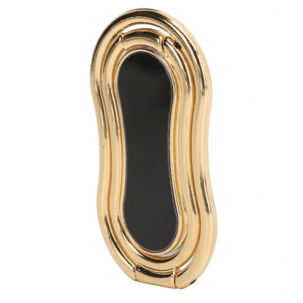 Finger Ring Mobiltelefonhållare Stativ Vikbart 360° Roterande Telefon Bakre Handgreppshållare Guld