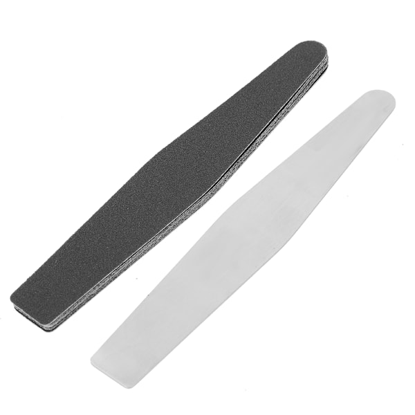 Utbytbara Nagelsandpapper Bar i Rostfritt Stål Slipband Nagelverktyg Polering Naglar Konstverktyg 2#