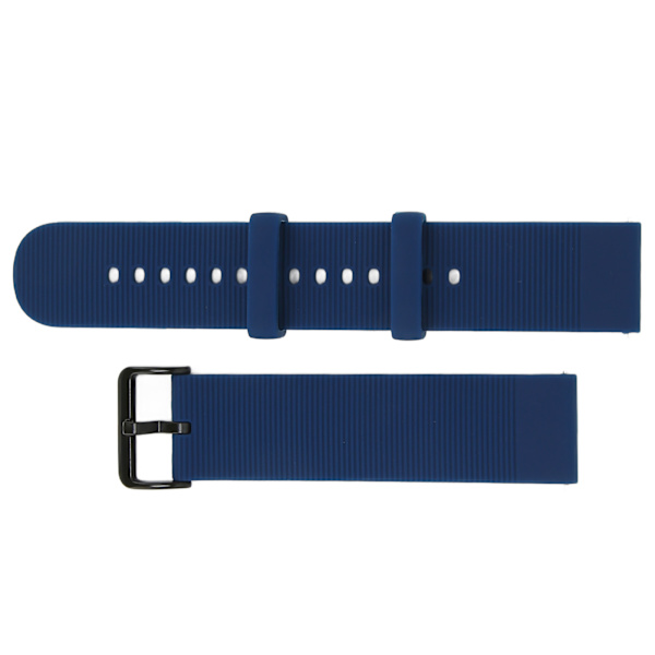 Justerbar Silikonarmband för Amazfit GTS 3/GTS 3 PRO Andningsbar Smartwatch Armband Mörkblå