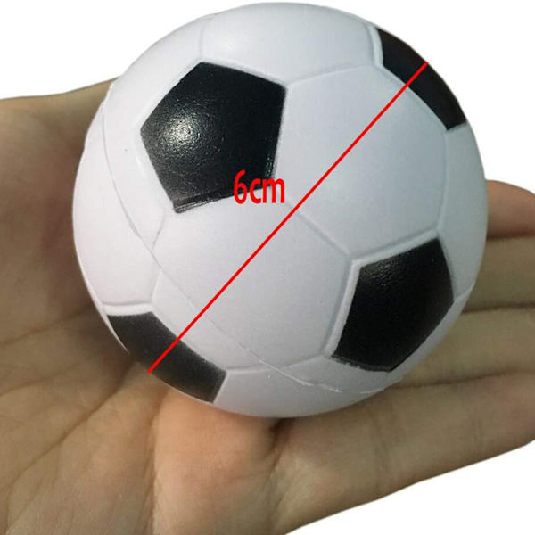 6cm Fotboll Stressboll för Barn Långsamt Stigande Roliga Leksaker Stressavlastande Leksak för Barn och Vuxna