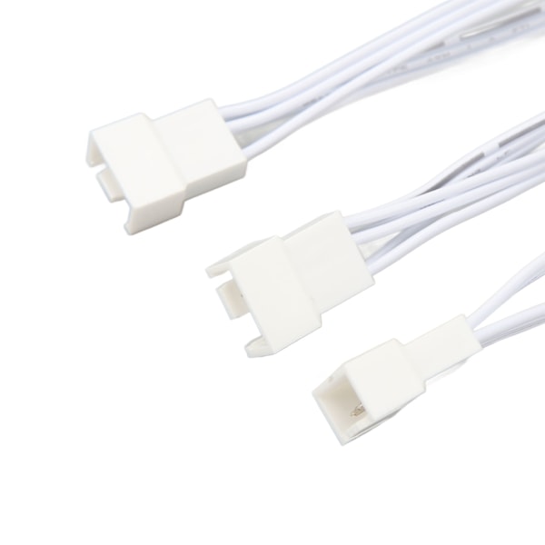 PWM Fläktdelare Kabel 1 till 6 Konverter Adapter Linje Förlängningskabel med 4-polig Kontakt