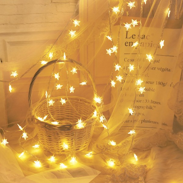 Led Small Colored Lights Star Light String Christmas Neon Small Colored Lights String Warm White-3M20led USB