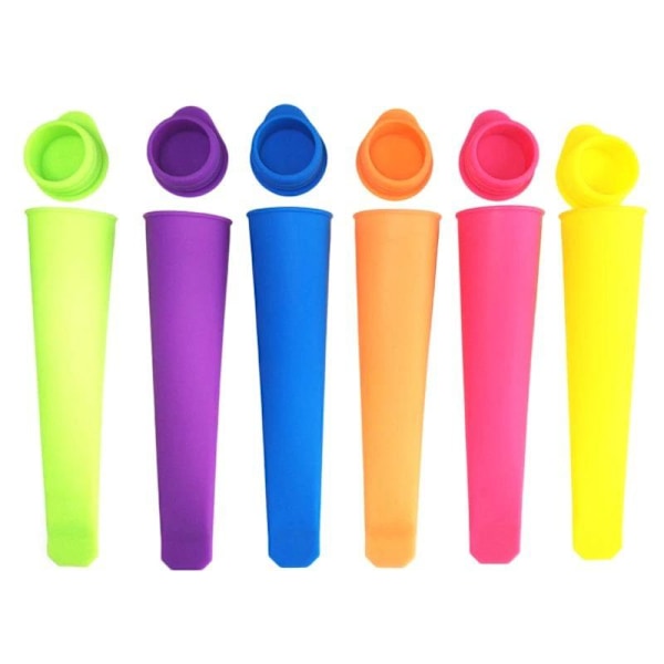 3-pack - Isbitstråformad silikon - Glas Multifärgad