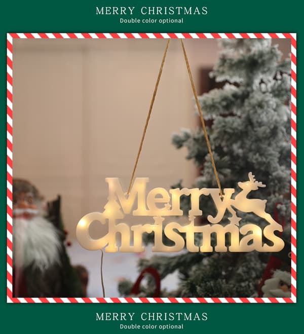 Glad Jul LED-dekoration