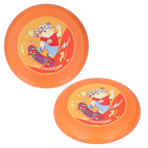 Flygande Frisbee för Barn, Vikbar, Förälder-Barn Interaktion, Fysisk Träning, Mjuk PU Sportfrisbee för Utomhuslek, Katt
