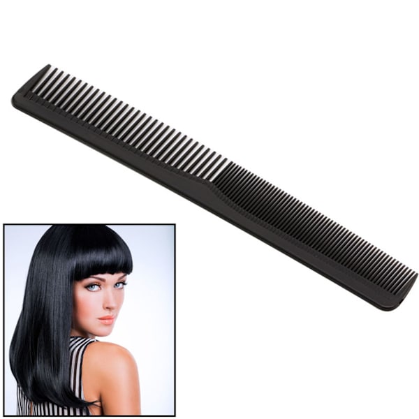 Hårkam med Dubbla Tänder Frisör Grooming Kam Salong Antistatisk Frisör Styling Kam
