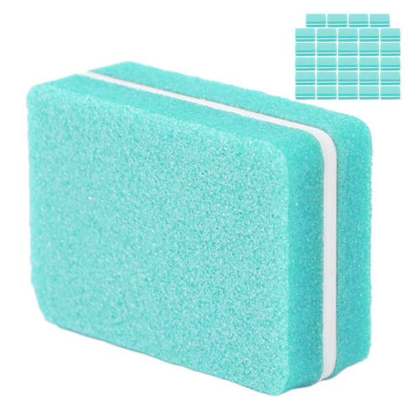 30 st Nail Buffers Professionell Salong Mini Bärbar Nagelfilningsslipblock Manikyrverktyg Grön