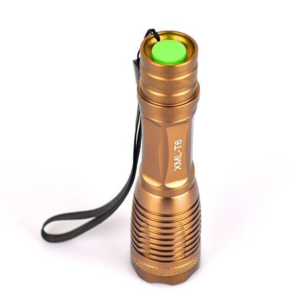 Ultrafire LED-ficklampa XM-L T6 - 2000LM Guld