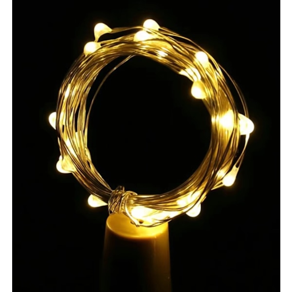10 st Vinflasklampa Juldekoration