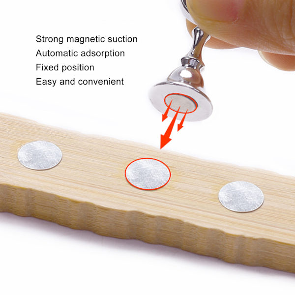 Nageldisplayställ DIY Logg Press On Fixering Magnetisk Falsk Nagelhållare för Nybörjare Manikyr