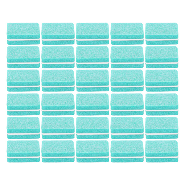 30 st Nail Buffers Professionell Salong Mini Bärbar Nagelfilningsslipblock Manikyrverktyg Grön